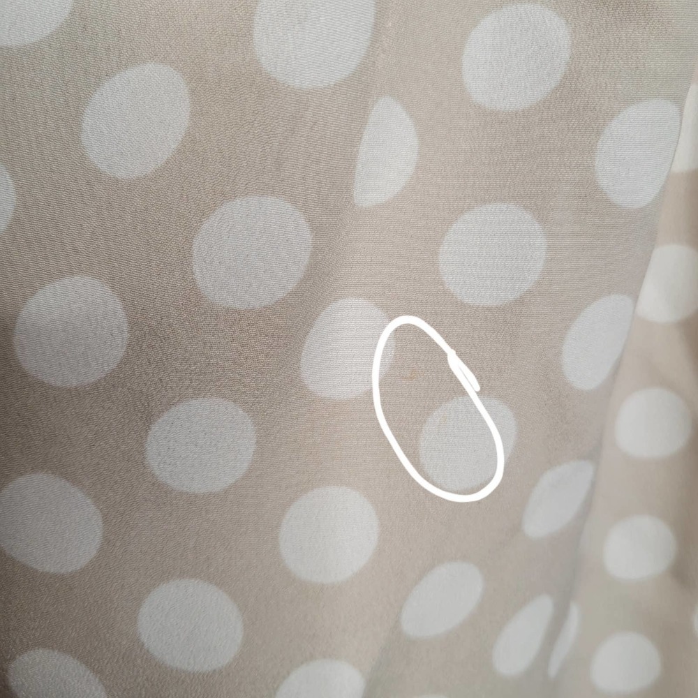 Express Cream Polka Dot Mini Dress - Picture 11 of 14
